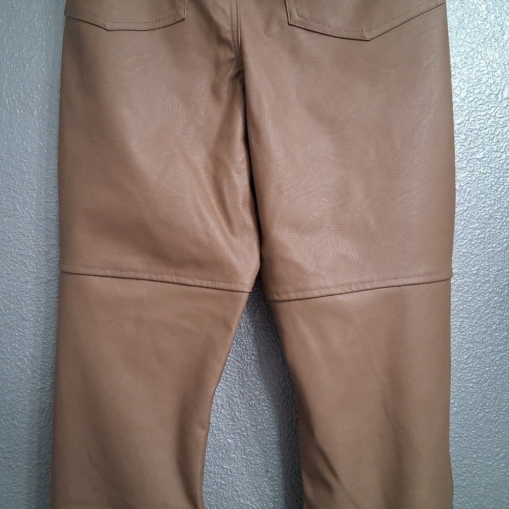 NWT Good American Faux Leather Good Boy Pants Size 18 - Picture 10 of 13